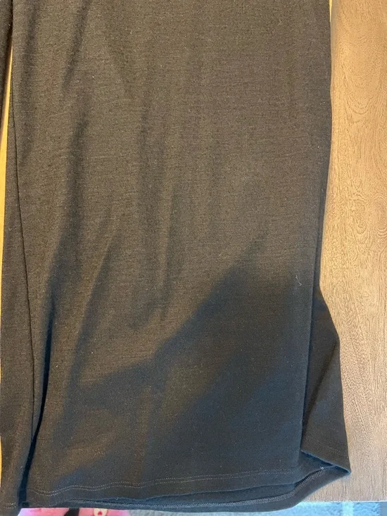 Eileen Fisher Pants Pull On Wool Black Wide Leg Size Large - Picture 4 of 10